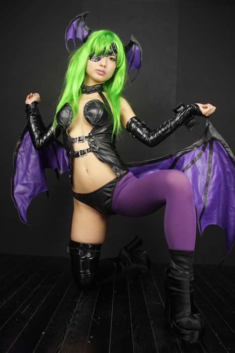 [Cosplay]ID0017 2013.03.26 Darkstalkers - Morrigan with great body in latex [222P128M].