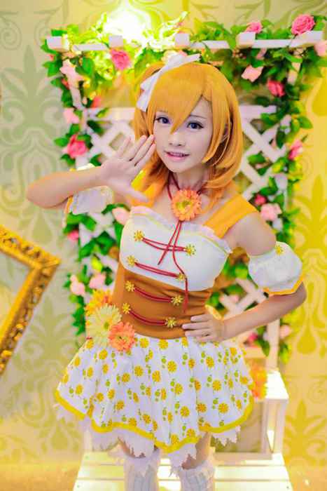 [国内Cosplay]ID0009 [CosPlay] 2015.08 No.109 橙橙 《Love Live！》Honoka-花觉醒