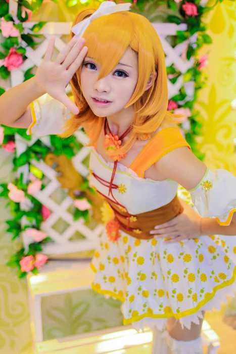 [国内Cosplay]ID0009 [CosPlay] 2015.08 No.109 橙橙 《Love Live！》Honoka-花觉醒