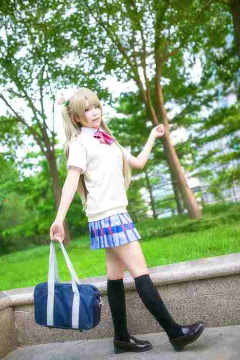 [国内Cosplay]ID0021 [CosPlay] 2015.08 No.121 凌乱_May Love Live! 南琴梨 校服ve