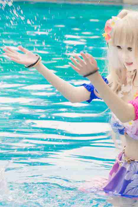 [国内Cosplay]ID0041 [CosPlay] 2015.09 No.141 要叫我尾巴sama 南小鸟水着夏威夷觉醒 [8P49M]