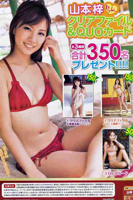 [日本写真杂志]ID0092 [Monthly Young Magazine] 2010 No.03 Azusa Yamamoto 山本梓