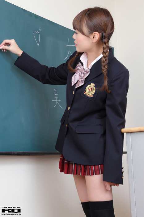 RQ-STAR写真NO.0595 Asami Ohura 大浦麻美 School Gir